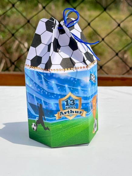 Caixa Modelo Saquinho de Futebo