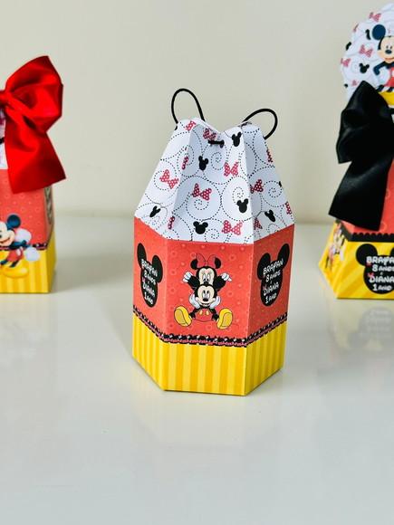 Caixa Modelo Saquinho Mickey e Minnie