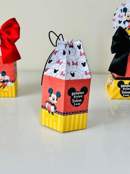 Caixa Modelo Saquinho Mickey e Minnie