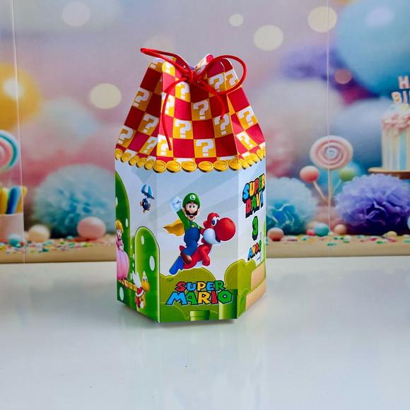 Caixa Modelo Saquinho Super Mario Bros