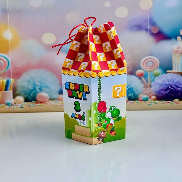 Caixa Modelo Saquinho Super Mario Bros