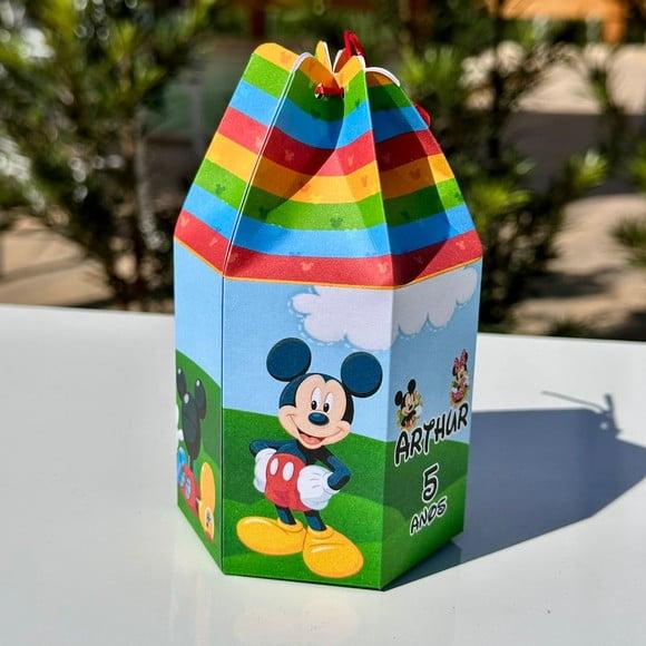 Caixa Modelo Saquinho Turma do Mickey