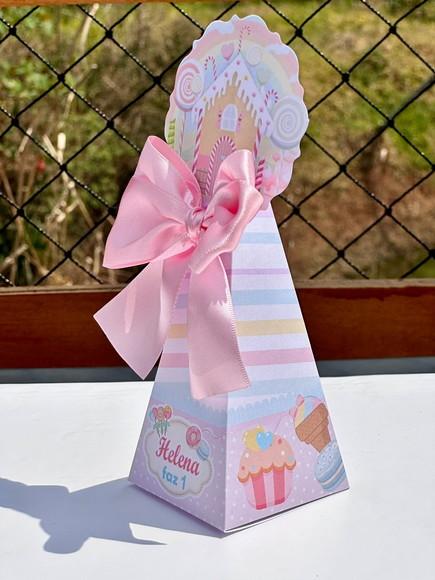 Caixa Pirâmide / Cone Confeitaria/doceria 2