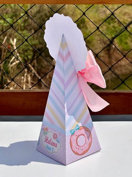 Caixa Pirâmide / Cone Confeitaria/doceria 2