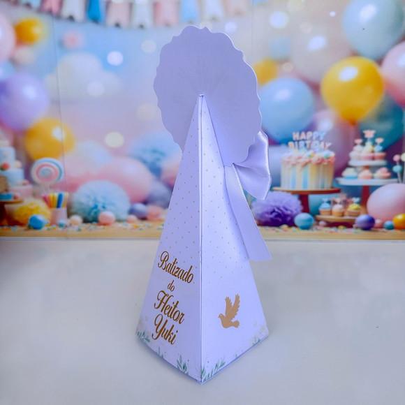 Caixa Pirâmide / Cone de Batizado