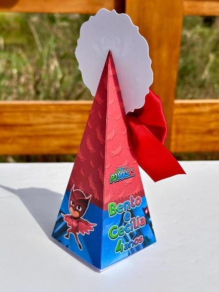 Caixa Pirâmide / Cone Pj Mask