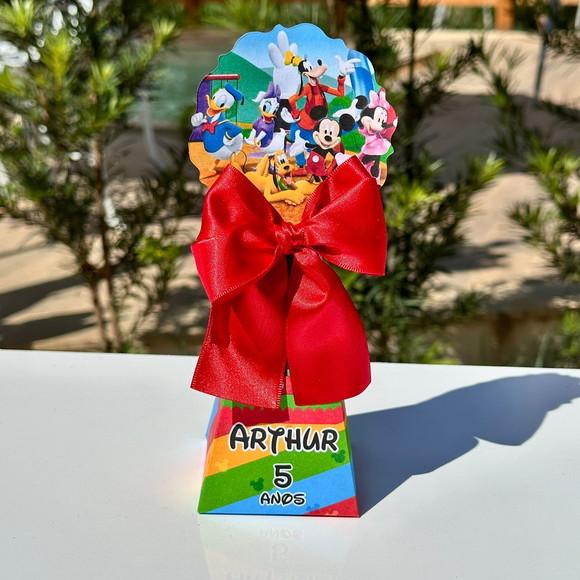 Caixa Pirâmide / Cone Turma do Mickey