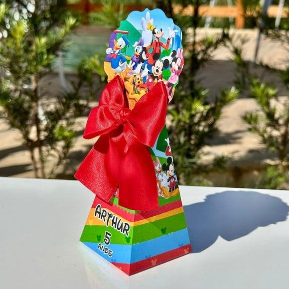 Caixa Pirâmide / Cone Turma do Mickey