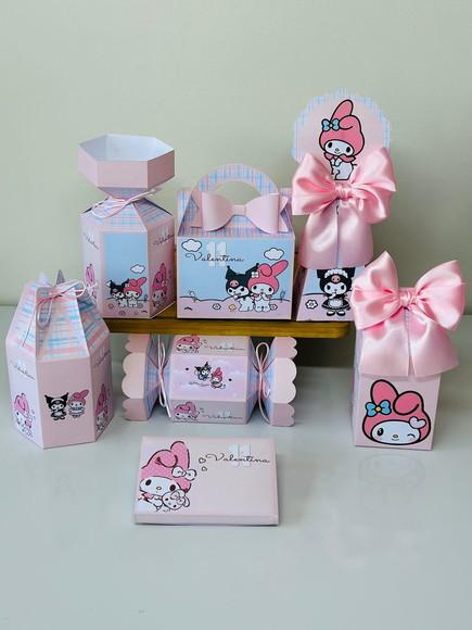 Kit 105 Caixas da My Melody e Kuromi