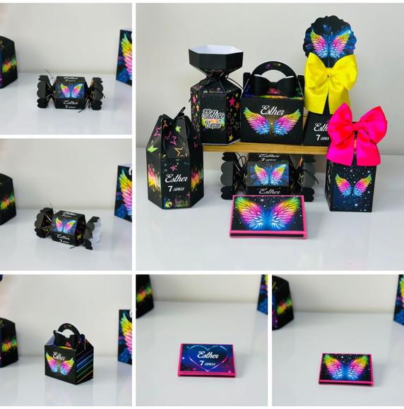 Kit 105 Caixas de Neon