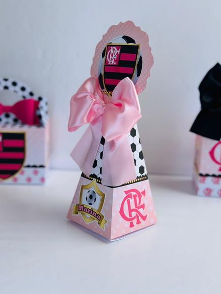 Kit 105 Caixas do Flamengo Rosa