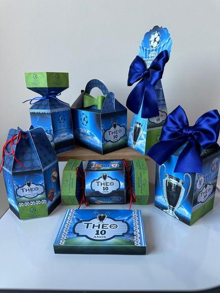 Kit 105 Caixas para Festa Liga dos Campeões