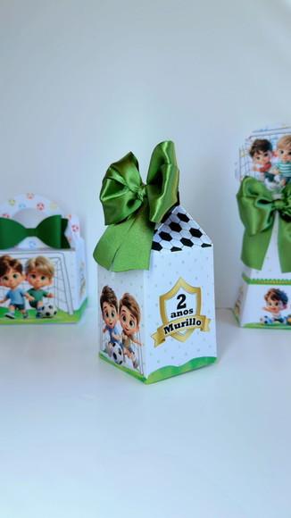 Kit 21 Caixas do Tema Futebol Baby