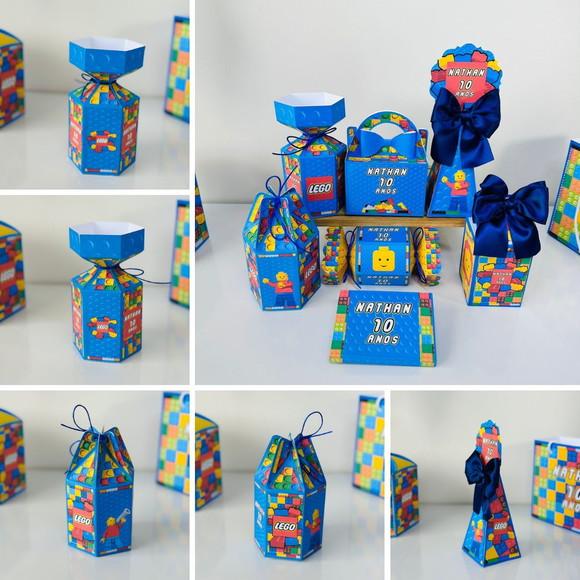 Kit 28 Caixas do Lego