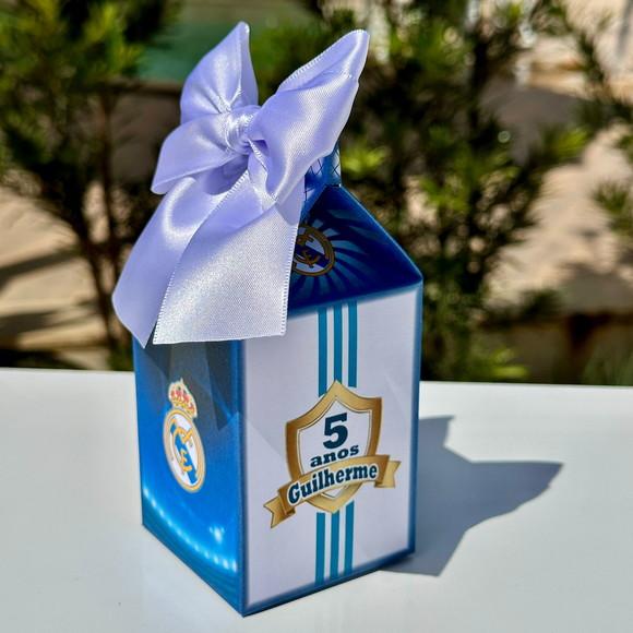 Kit 28 Caixas Personalizadas para Festa do Real Madrid