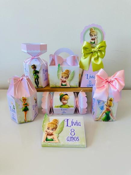 Kit 35 Caixas da Tinker Bell