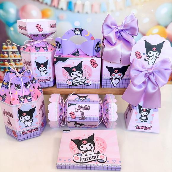 Kit 35 Caixas Kuromi