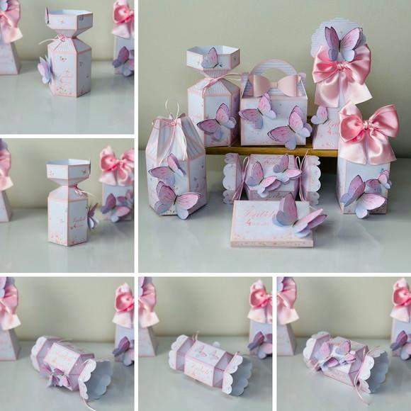 Kit 42 Caixas das Borboletas em 3d