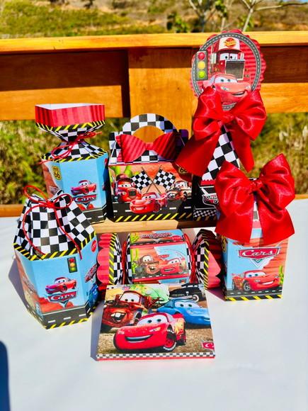 Kit 56 Caixas do Relâmpago Mcqueen-carros
