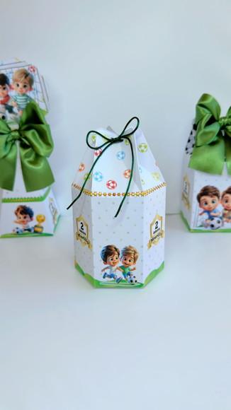 Kit 56 Caixas do Tema Futebol Baby