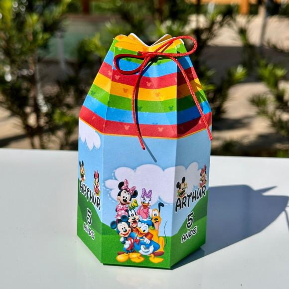 Kit 70 Caixas da Turma do Mickey
