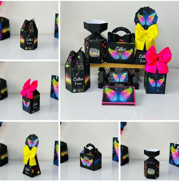 Kit 70 Caixas de Neon