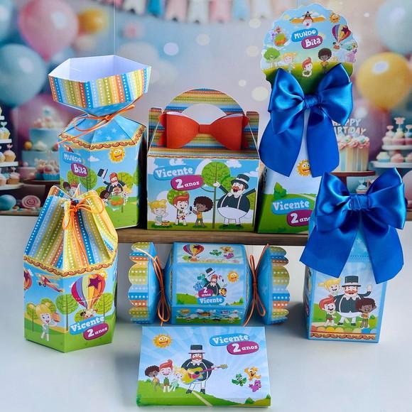 Kit 70 Caixas Mundo Bita