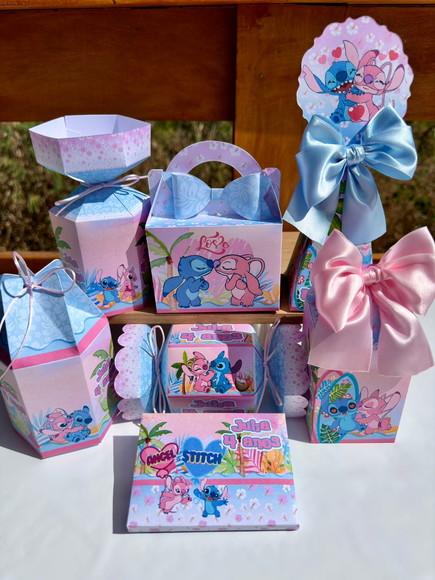 Kit 70 Caixas Stitch e Angel