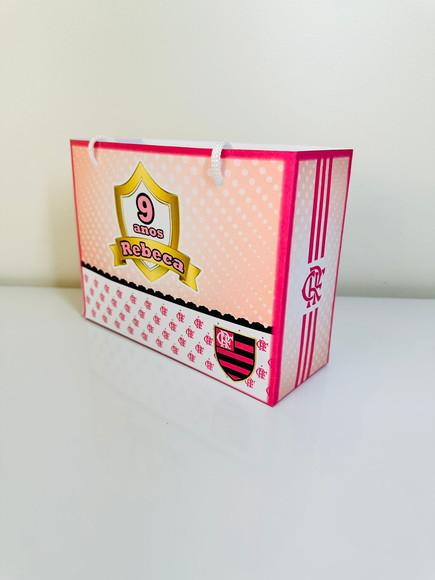 Sacola do Flamengo Rosa