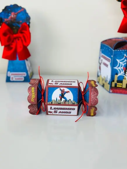 Caixa Bala do Homem Aranha
