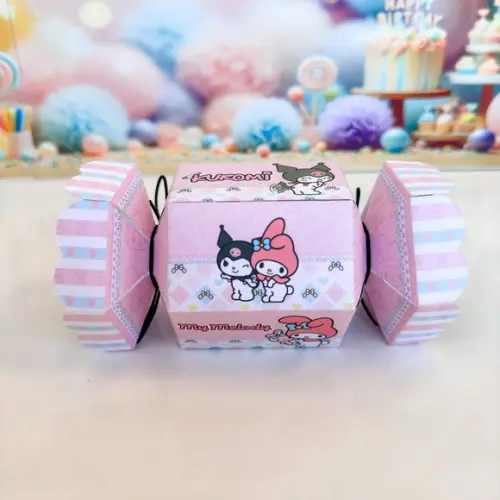 Caixa Bala My Melody e Kuromi