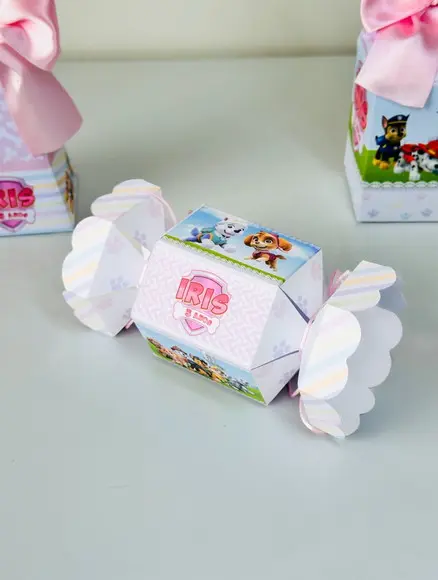 Caixa Bala Patrulha Canina Rosa