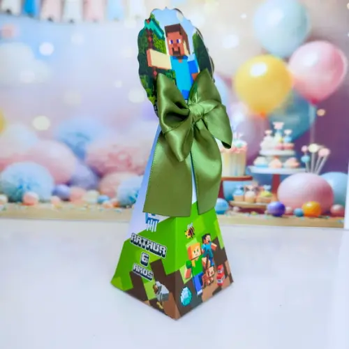 Caixa Cone/pirâmide Minecraft