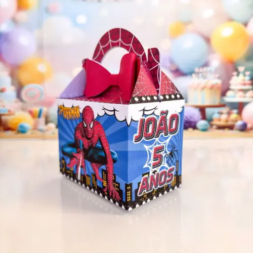 Caixa Maleta do Homem Aranha