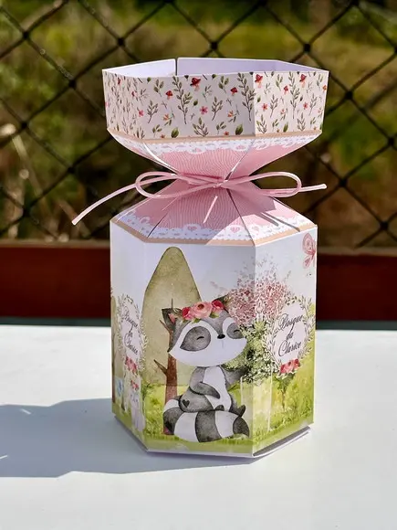 Caixa Meia Bala Bosque Menina