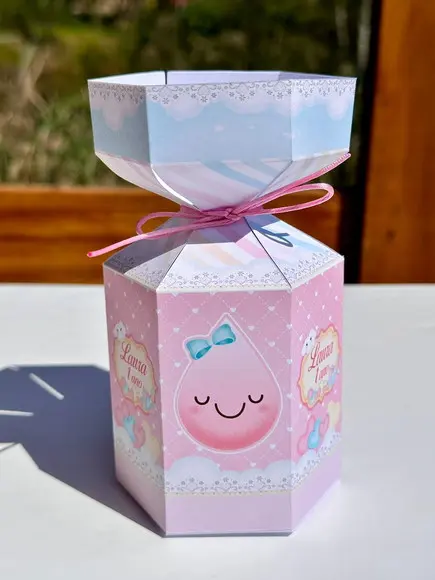 Caixa Meia Bala Chuva de Amor