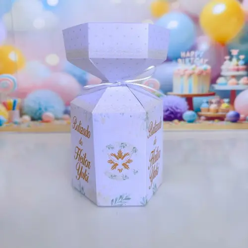 Caixa Meia Bala de Batizado