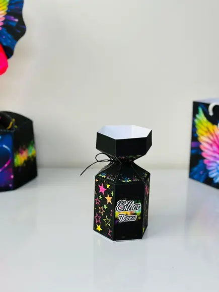 Caixa Meia Bala de Neon