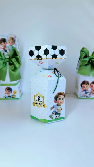 Caixa Meia Bala Futebol Baby