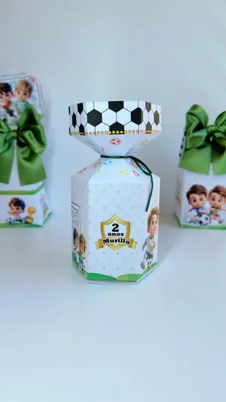 Caixa Meia Bala Futebol Baby