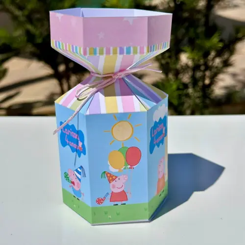 Caixa Meia Bala Pepa Pig