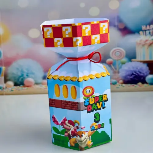 Caixa Meia Bala Super Mario Bros