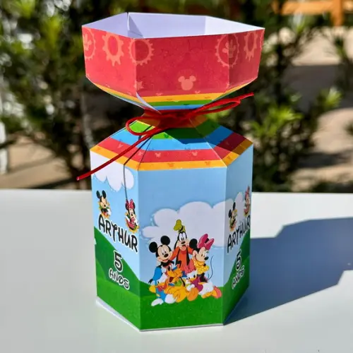 Caixa Meia Bala Turma do Mickey