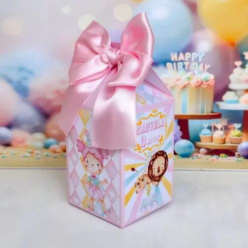 Caixa Milk Circo Rosa