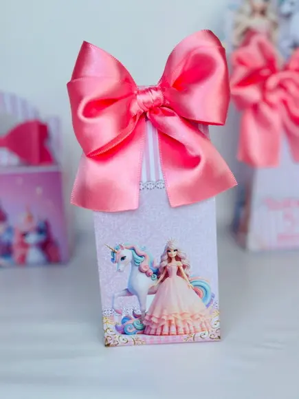 Caixa Milk da Barbie Unicornio
