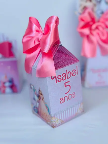 Caixa Milk da Barbie Unicornio