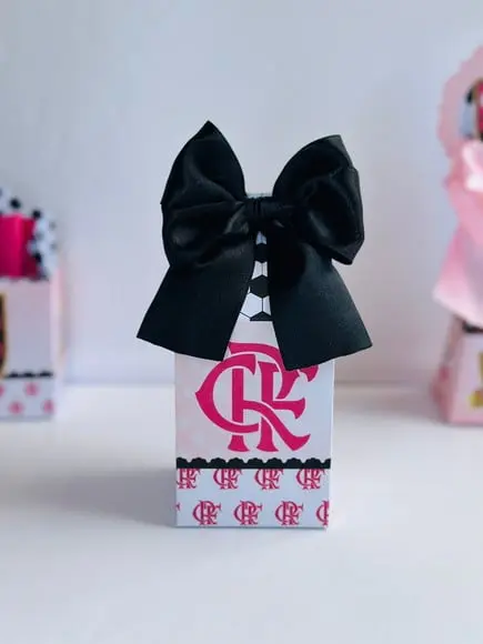 Caixa Milk do Flamengo Rosa