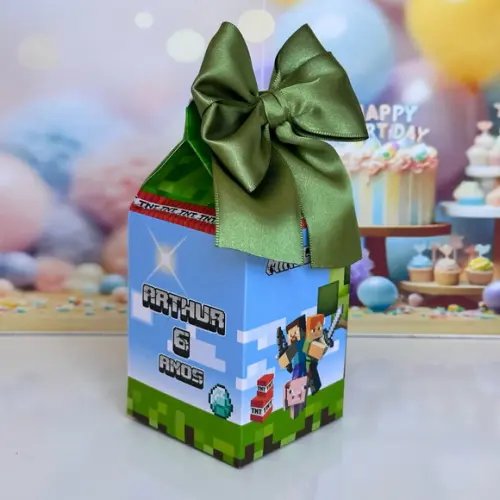 Caixa Milk Minecraft