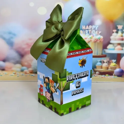 Caixa Milk Minecraft
