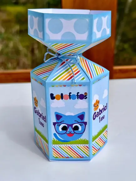 Caixa Modelo Meia Bala Bolofofos